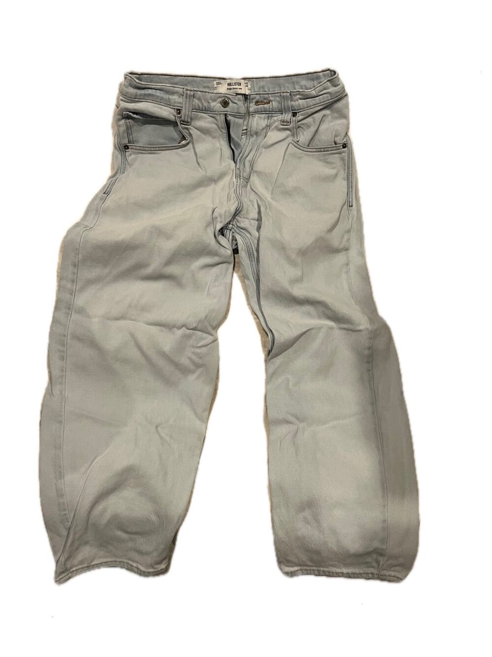 Hollister Baggy Skater Blue Jeans Mens 31x30